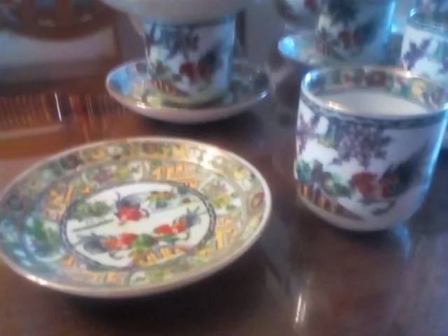 Juego de café en porcelana