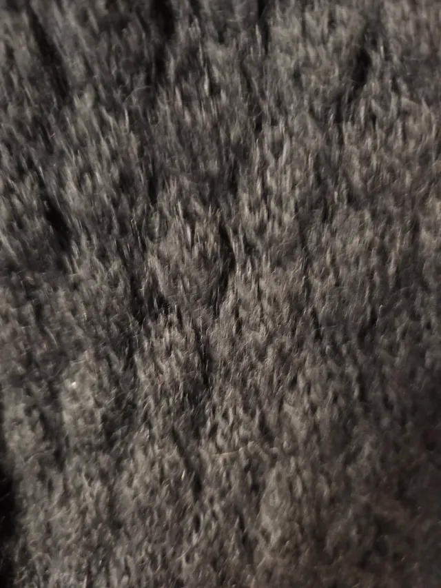 Chaqueta punto negra vintage