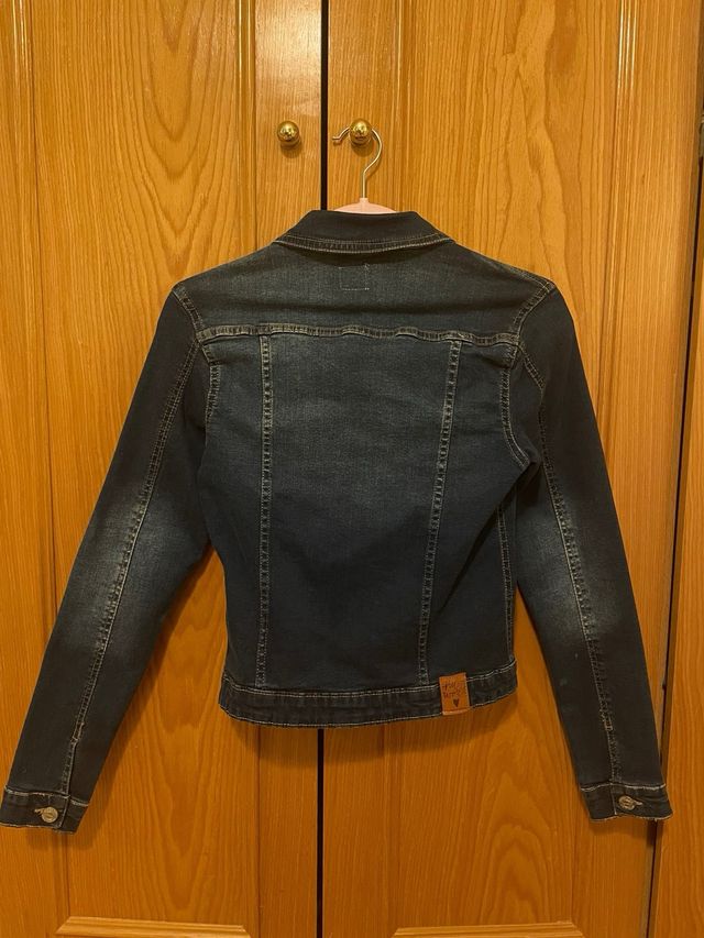 Chaqueta vaquera azul de niña, talla 13-14