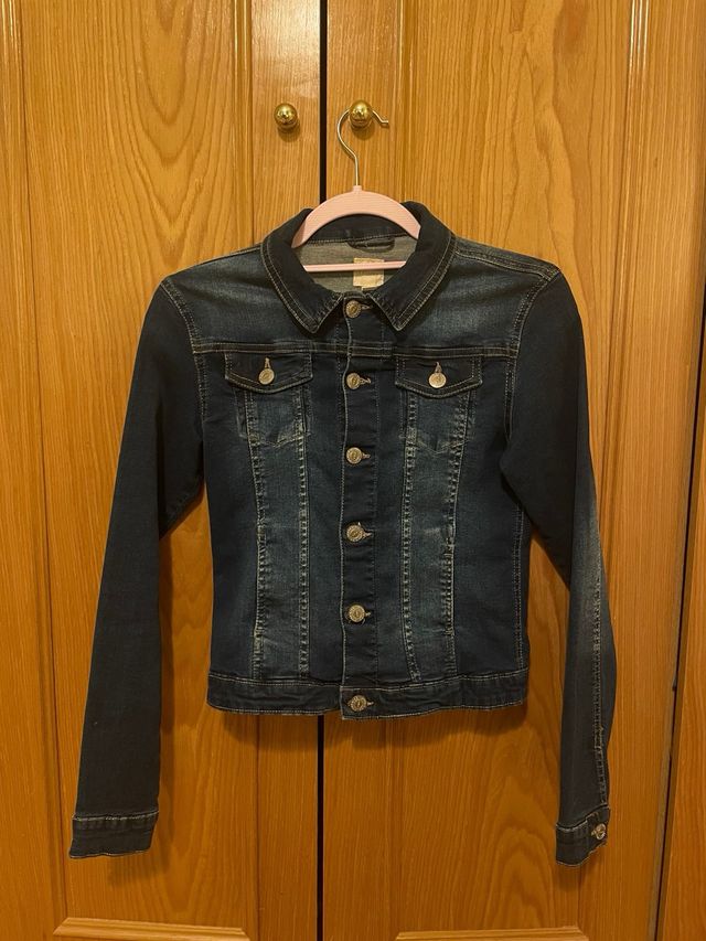 Chaqueta vaquera azul de niña, talla 13-14