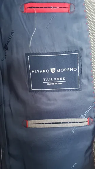 Traje de chaqueta gris Alvaro Moreno