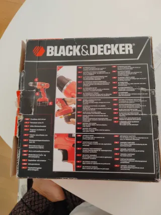 Taladro Atornillador inalámbrico Black&Decker 12V