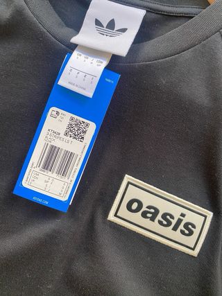 Camiseta Adidas Oasis World Tour L/S Negra