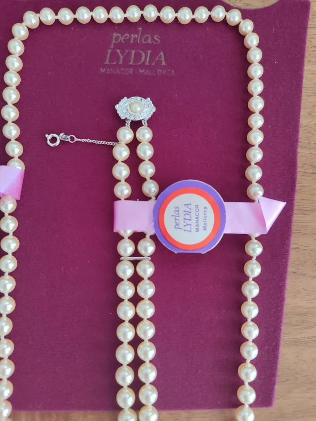 Conjunto Perlas de Mallorca Collar y Pulsera