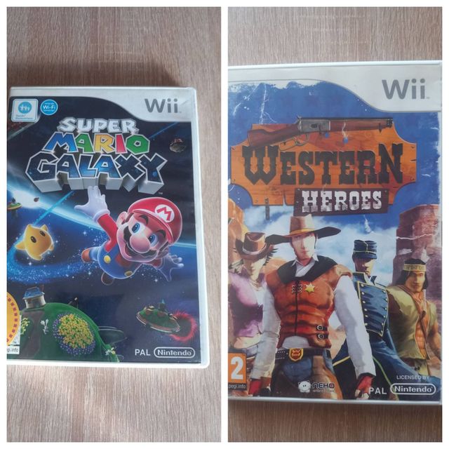 Giochi Wii: Super Mario Galaxy e Western Heroes