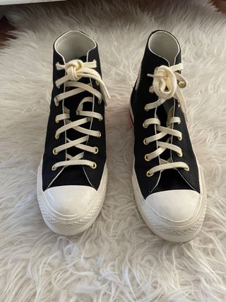 Zapatillas tipo bota Converse Negras Mujer