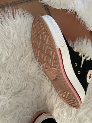 Zapatillas tipo bota Converse Negras Mujer