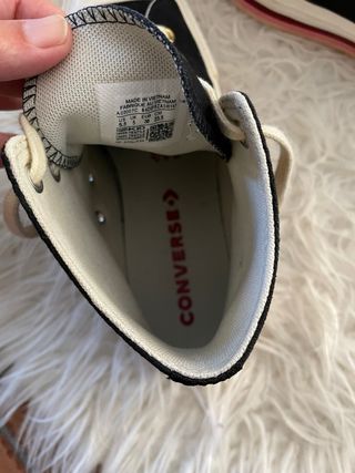 Zapatillas tipo bota Converse Negras Mujer