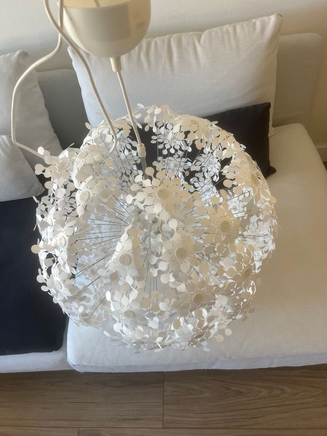 Lámpara de techo colgante blanca