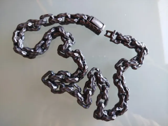 Collar Acero Labrado Vintage