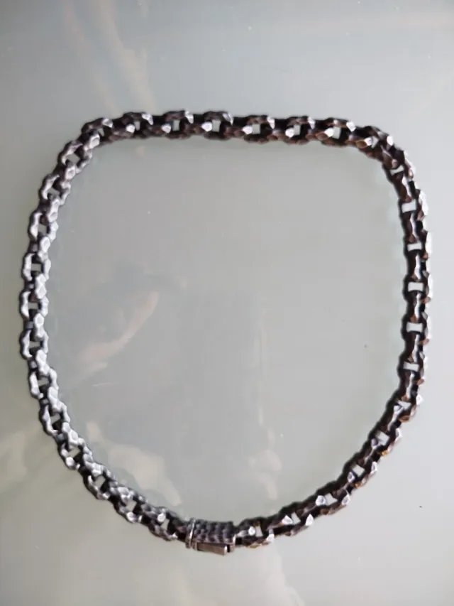 Collar Acero Labrado Vintage