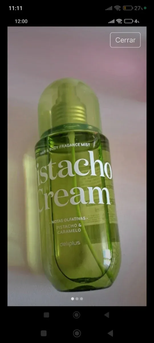 Deliplus Pistacho Cream Hair & Body Mist