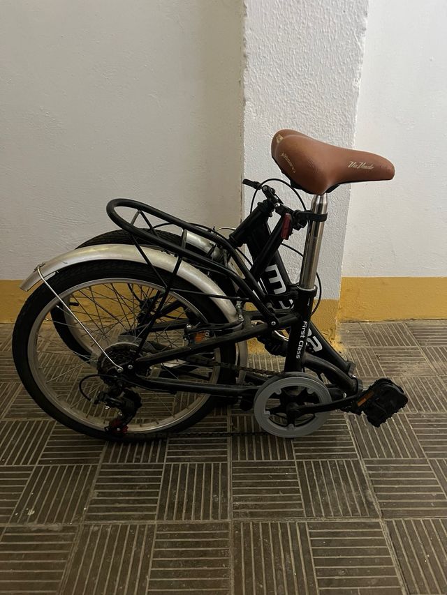 Bicicleta Plegable Moma First Class Negra