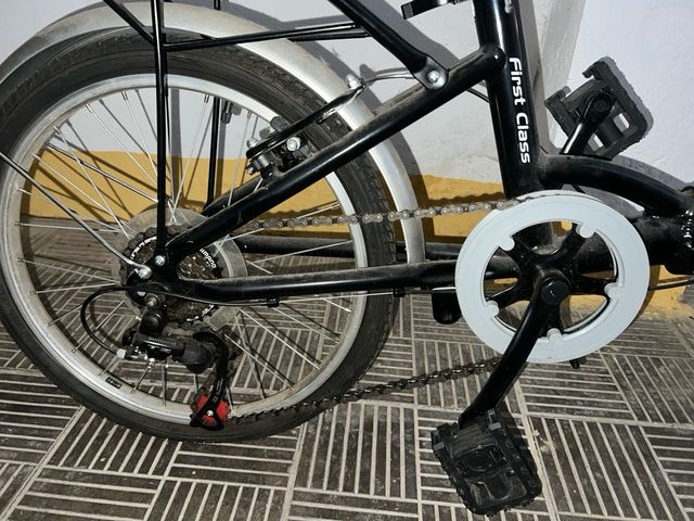 Bicicleta Plegable Moma First Class Negra