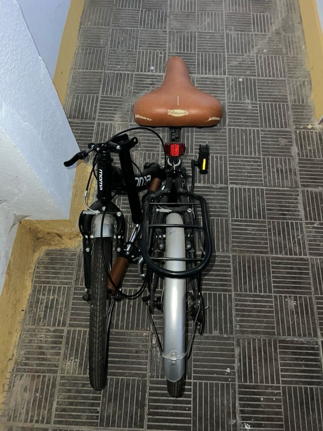 Bicicleta Plegable Moma First Class Negra