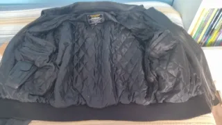 Chaqueta piloto Transair cuero talla 44