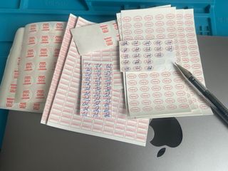 Sellos/garantía de nuestras piezas de Original M@C