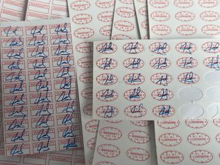 Sellos/garantía de nuestras piezas de Original M@C