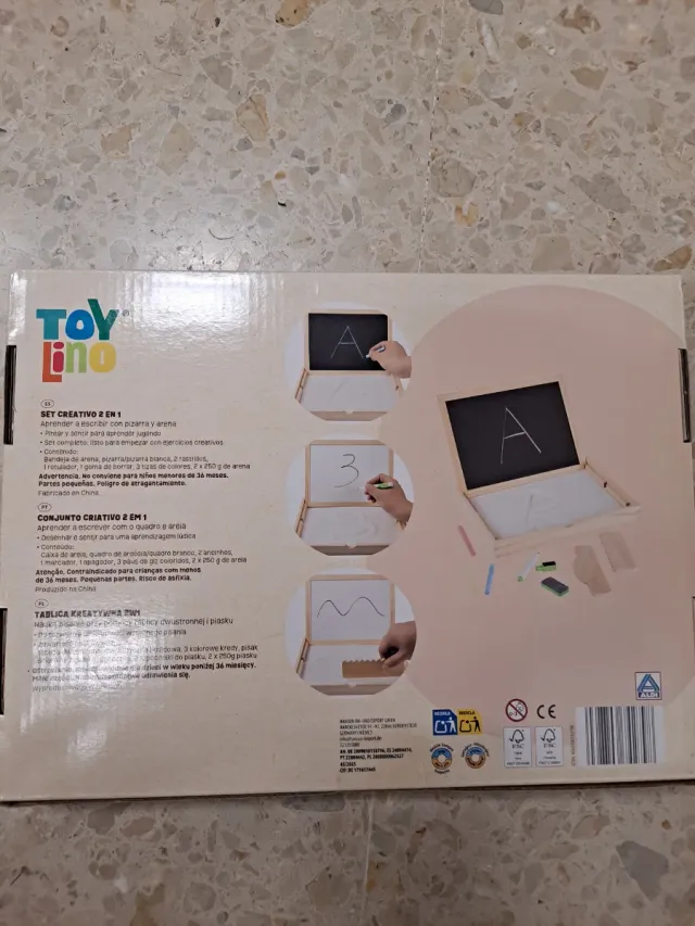 Bandeja de arena para escritura 2 en 1