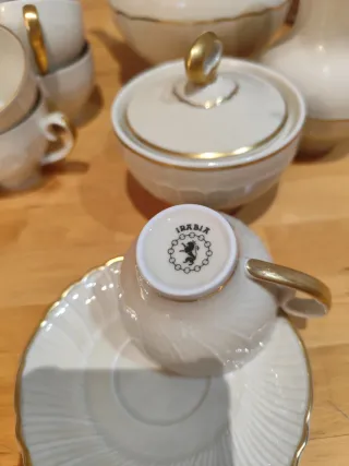 Juego de café porcelana Irabia Pamplona