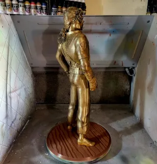 Figura Michael Jackson 35cm Dorada