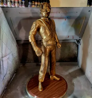 Figura Michael Jackson 35cm Dorada