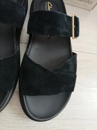 Sandalias Clarks Aristella Mule Mujer Talla 40