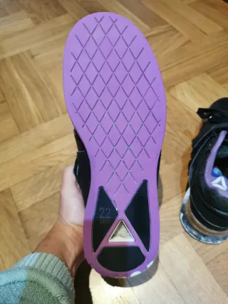 Zapatillas Halterofilia Reebok Negras/Moradas