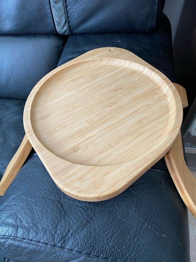 Mesita auxiliar bambú