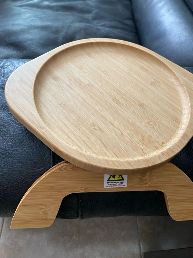 Mesita auxiliar bambú