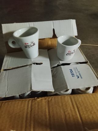 Tazas de café de porcelana