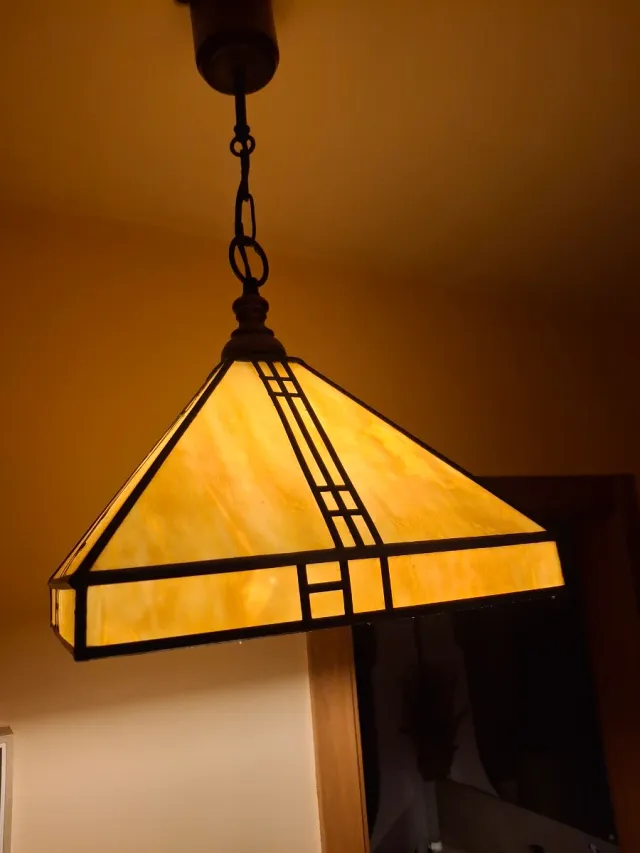 Lámpara colgante diseño rústico