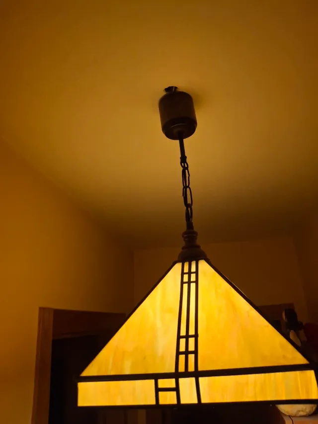 Lámpara colgante diseño rústico