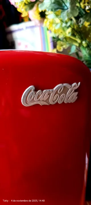 Mini Nevera Coca Cola Roja