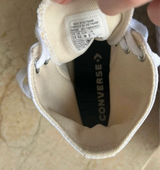 Converse plataforma blancas talla 38