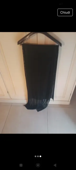 Elegante scialle nero