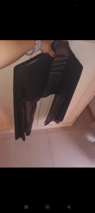 Elegante scialle nero