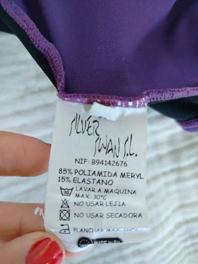 Body de baile morado