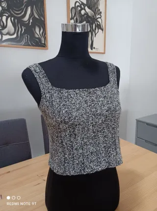 Top tejido hecho a mano