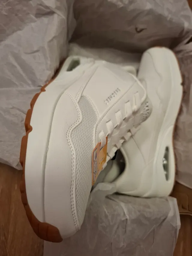 Skechers Uno Slip-ins Manos Libres Blancas