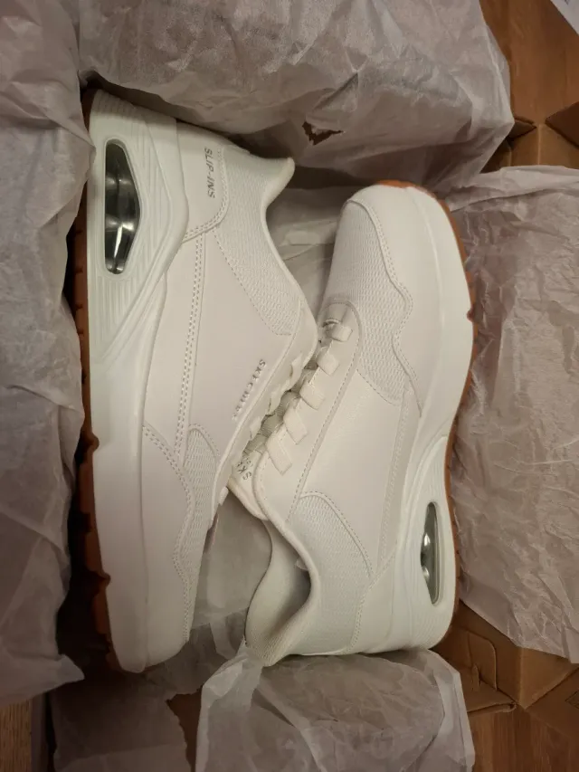 Skechers Uno Slip-ins Manos Libres Blancas