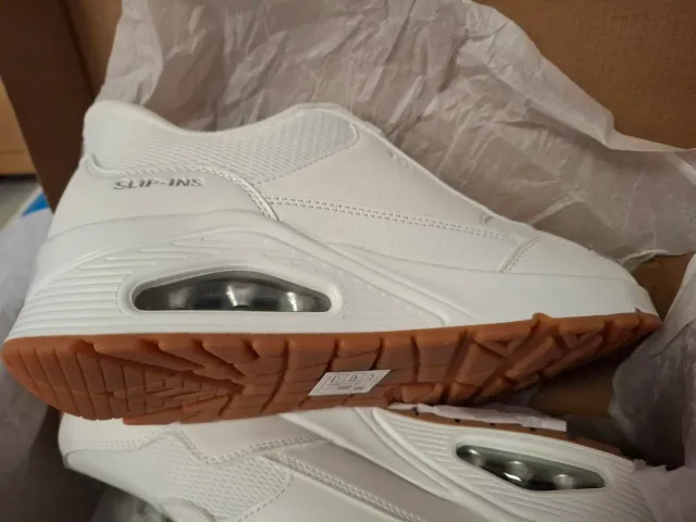 Skechers Uno Slip-ins Manos Libres Blancas