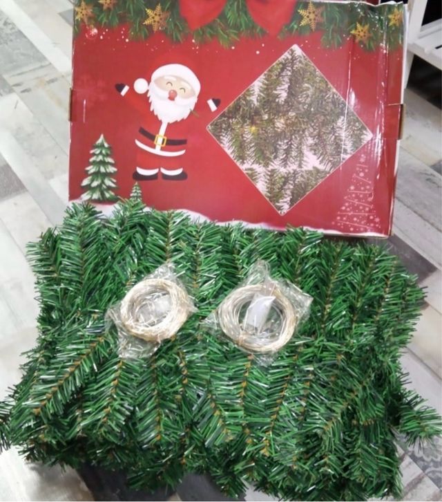 Guirnalda Navideña 6m con Luces LED