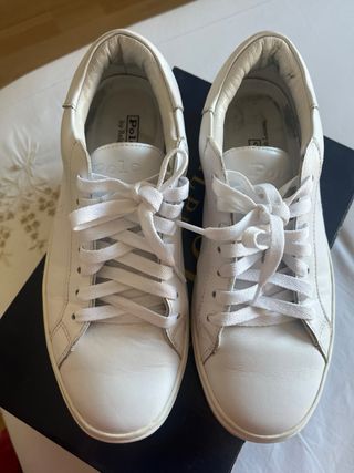 Zapatillas Polo Ralph Lauren Blancas Talla 38.5