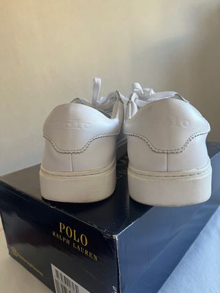 Zapatillas Polo Ralph Lauren Blancas Talla 38.5