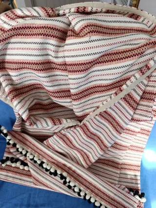 Manta Fallero tela valenciana