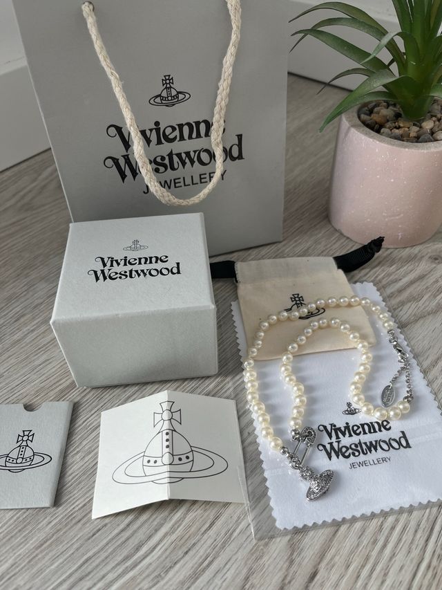 Collar Perlas Plata Vivienne Westwood