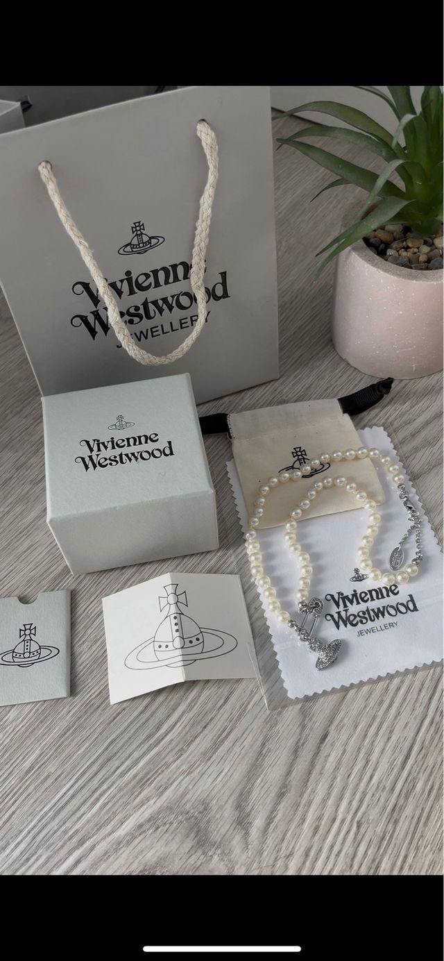 Collar Perlas Plata Vivienne Westwood
