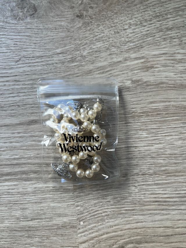 Collar Perlas Plata Vivienne Westwood