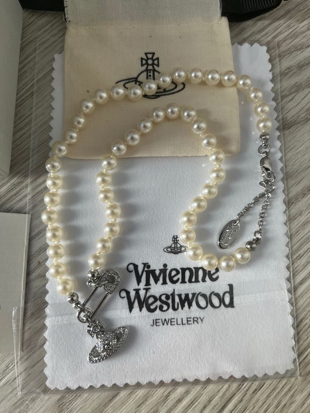 Collar Perlas Plata Vivienne Westwood
